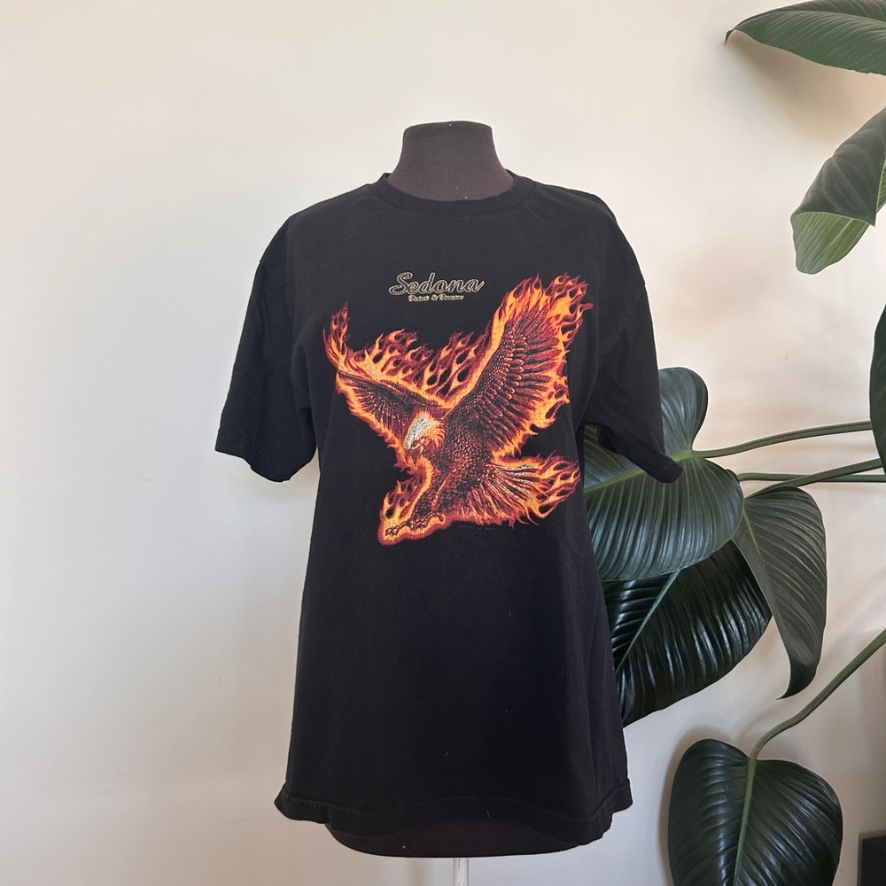 VTG Sedona Protect & Preserve flaming eagle tee